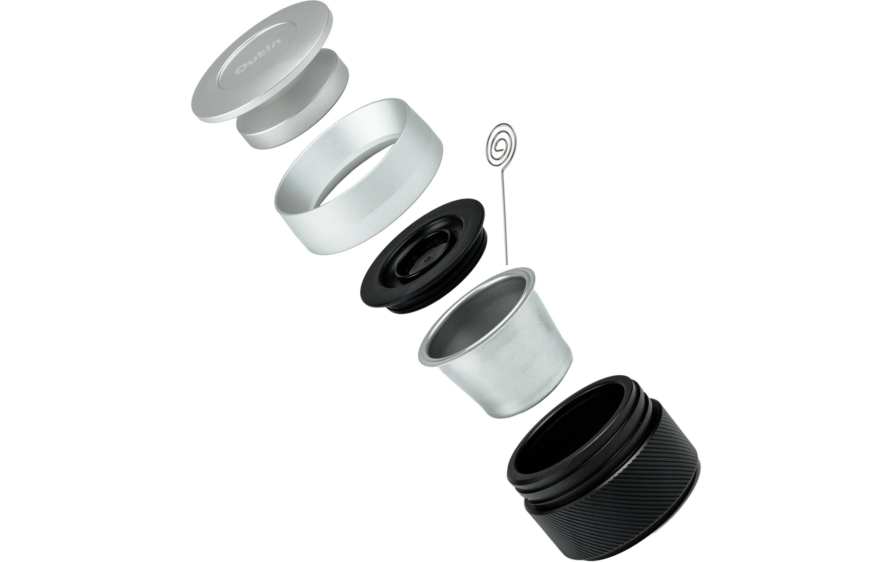 OUTIN Reisekaffeemaschine Nano Kapseln, Weiss