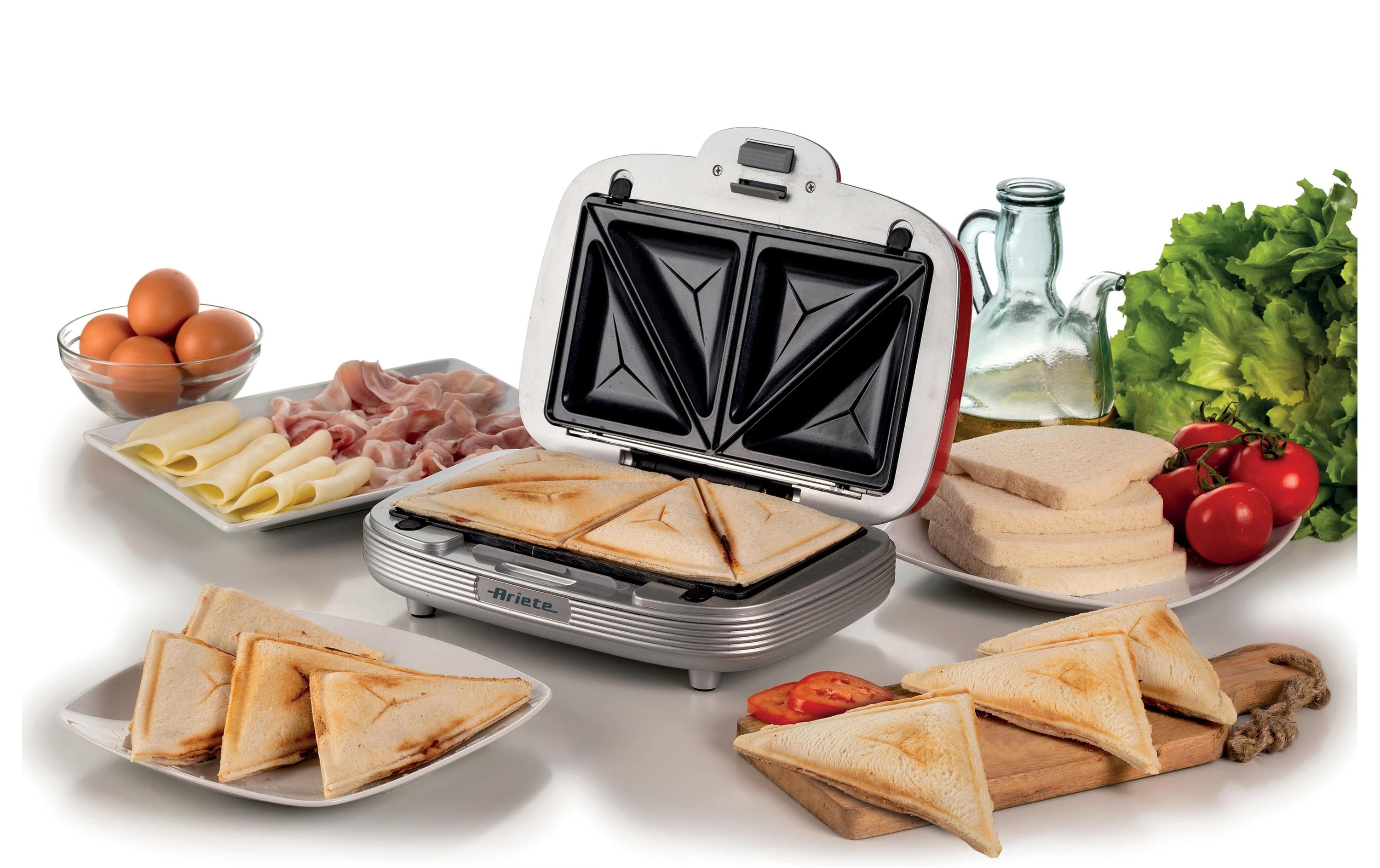 Ariete Multifunktionsgrill Party Time ARI-1972-RD 700 W, Rot/Weiss