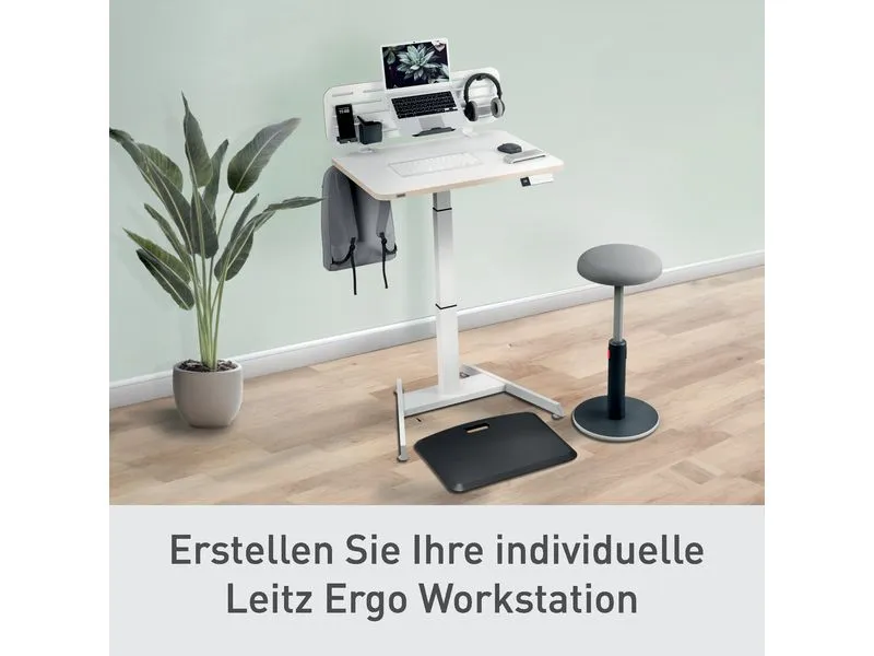 Leitz Ergo, höhenverstellbarer Sitz-Stehtisch Weiss Leitz Ergo, höhenverstellbarer Sitz-Stehtisch Weiss