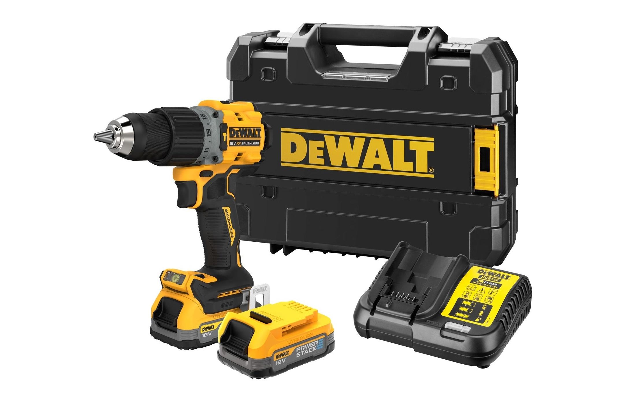DeWalt Akku-Schlagbohrschrauber 18 V, 2x 1.7 Ah Akku, Kit DeWalt Akku-Schlagbohrschrauber 18 V, 2x 1.7 Ah Akku, Kit