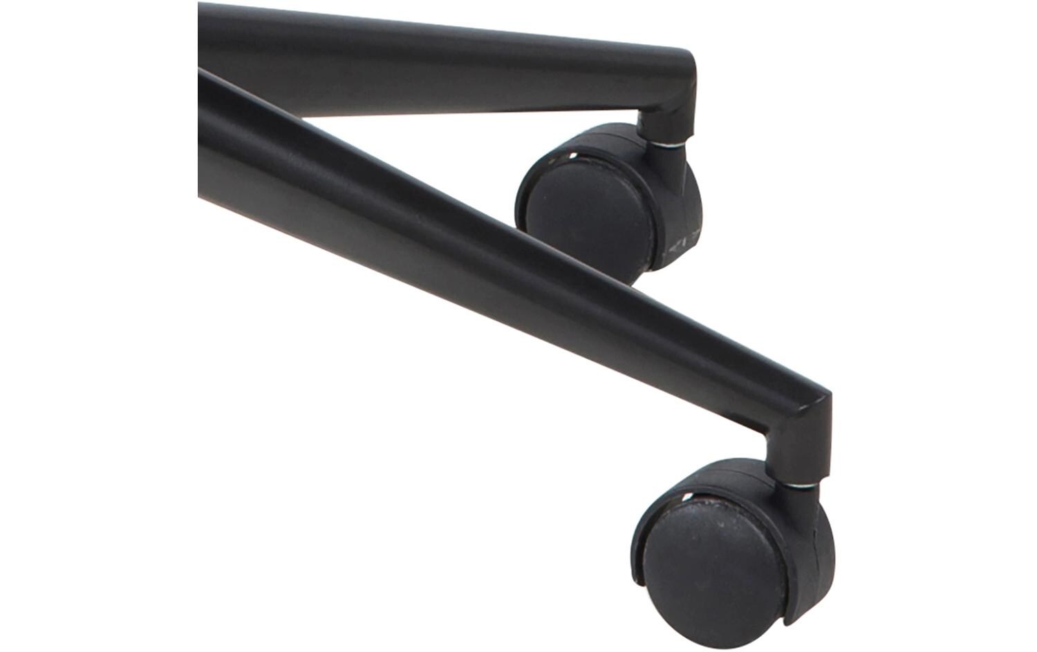 AC Design Bürostuhl Winslow, mit Polsterrücken und Armlehnen, Schwarz