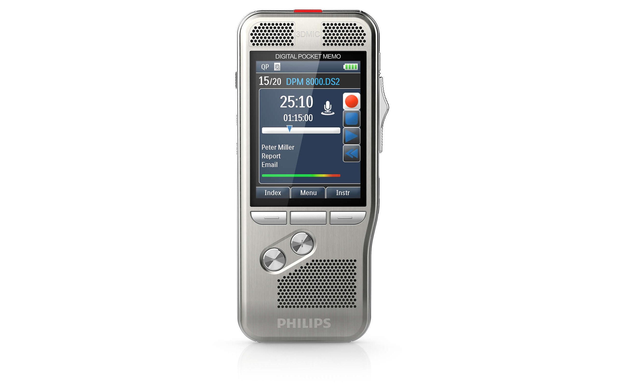 Philips Diktiergerät Digital Pocket Memo DPM8200 Philips Diktiergerät Digital Pocket Memo DPM8200