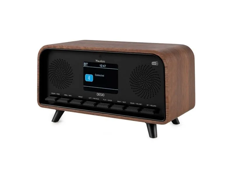 Audizio Desio-DWD Retro DAB+ Radio, Stereo, BT, darkwood Dunkelbraun Audizio Desio-DWD Retro DAB+ Radio, Stereo, BT, darkwood Dunkelbraun