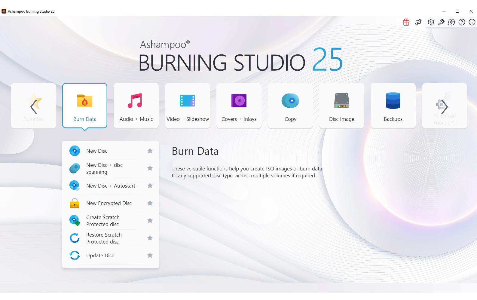 Ashampoo Burning Studio 25 ESD, Vollversion, 1 PC