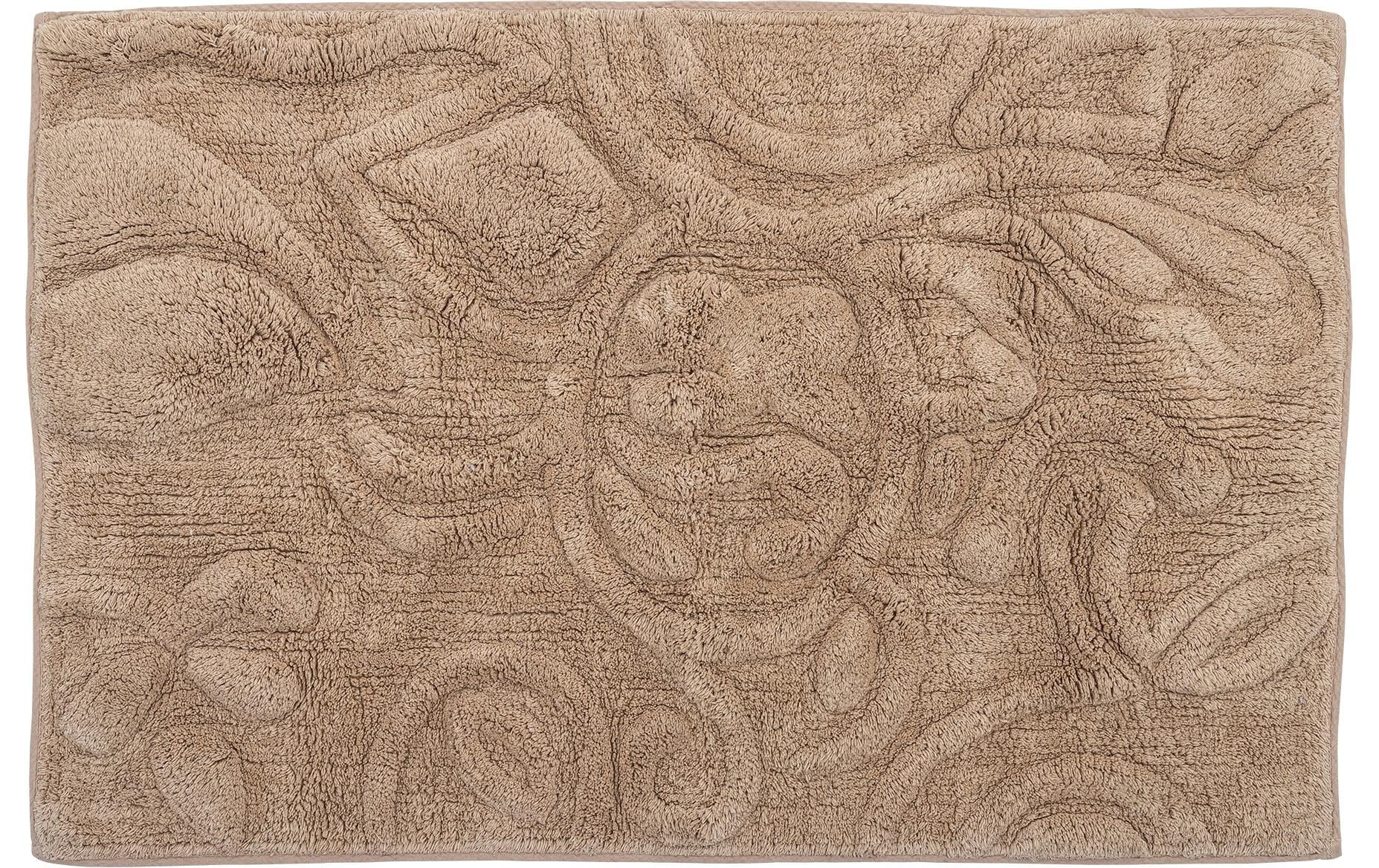 Bloomingville Badteppich Sestu 50 x 75 cm, Braun