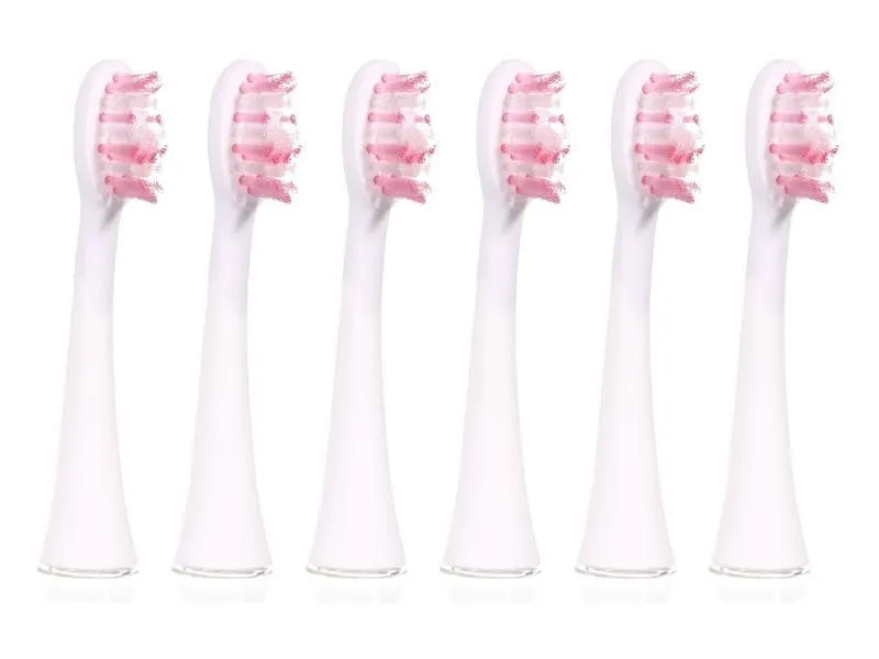 Ailoria Zahnbürstenkopf Shine Bright Extra Clean Weiss, 6 Stück