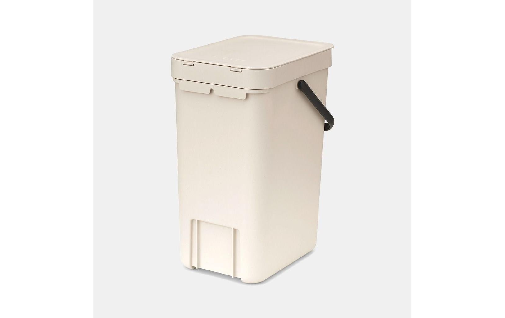 Brabantia Recyclingbehälter Sort & Go 12 l, Beige