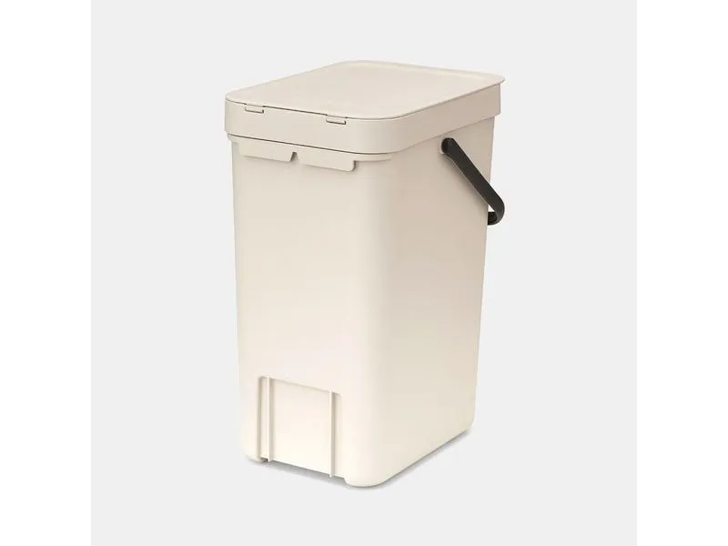 Brabantia Recyclingbehälter Sort & Go 12 l, Beige Brabantia Recyclingbehälter Sort & Go 12 l, Beige