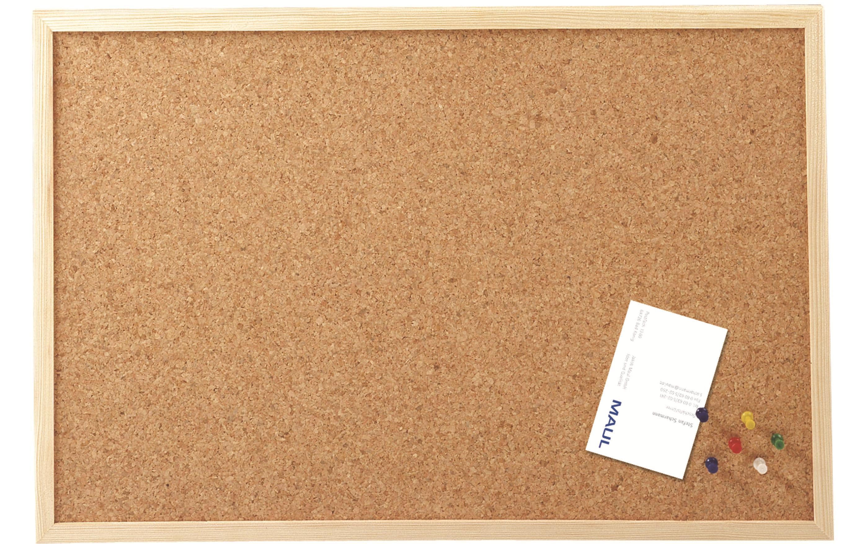 Maul Pinnwand mit Holzrahmen, 40 x 60 cm, Kork Maul Pinnwand mit Holzrahmen, 40 x 60 cm, Kork