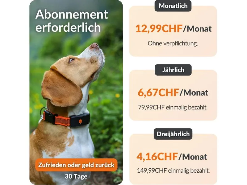 Weenect GPS-Tracker für Hunde XT ohne Halsband Weenect GPS-Tracker für Hunde XT ohne Halsband