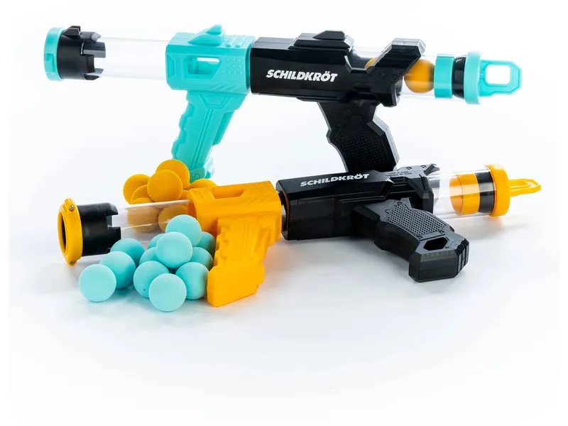 Schildkröt Funsports Schildkröt Fire Blaster Set Schaumkugel-Popperpistolen