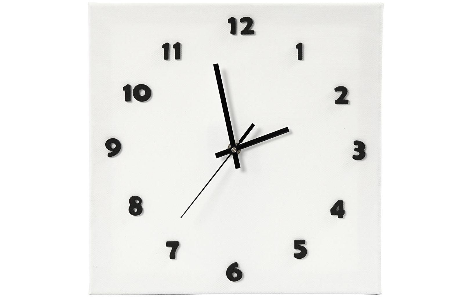 Creativ Company Uhrwerk Schwarz, max. Plattenstärke: 6 mm