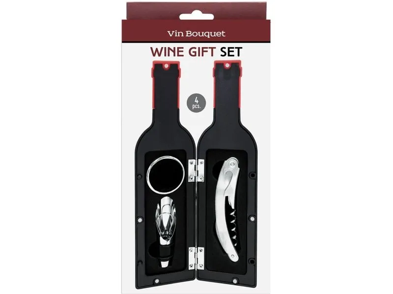 Vin Bouquet in Flaschenform 4-teilig