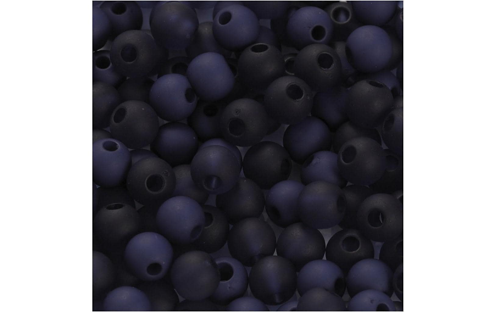 Creativ Company Kunststoffperlen 6 mm, Dunkelblau, 150 Stk. Creativ Company Kunststoffperlen 6 mm, Dunkelblau, 150 Stk.