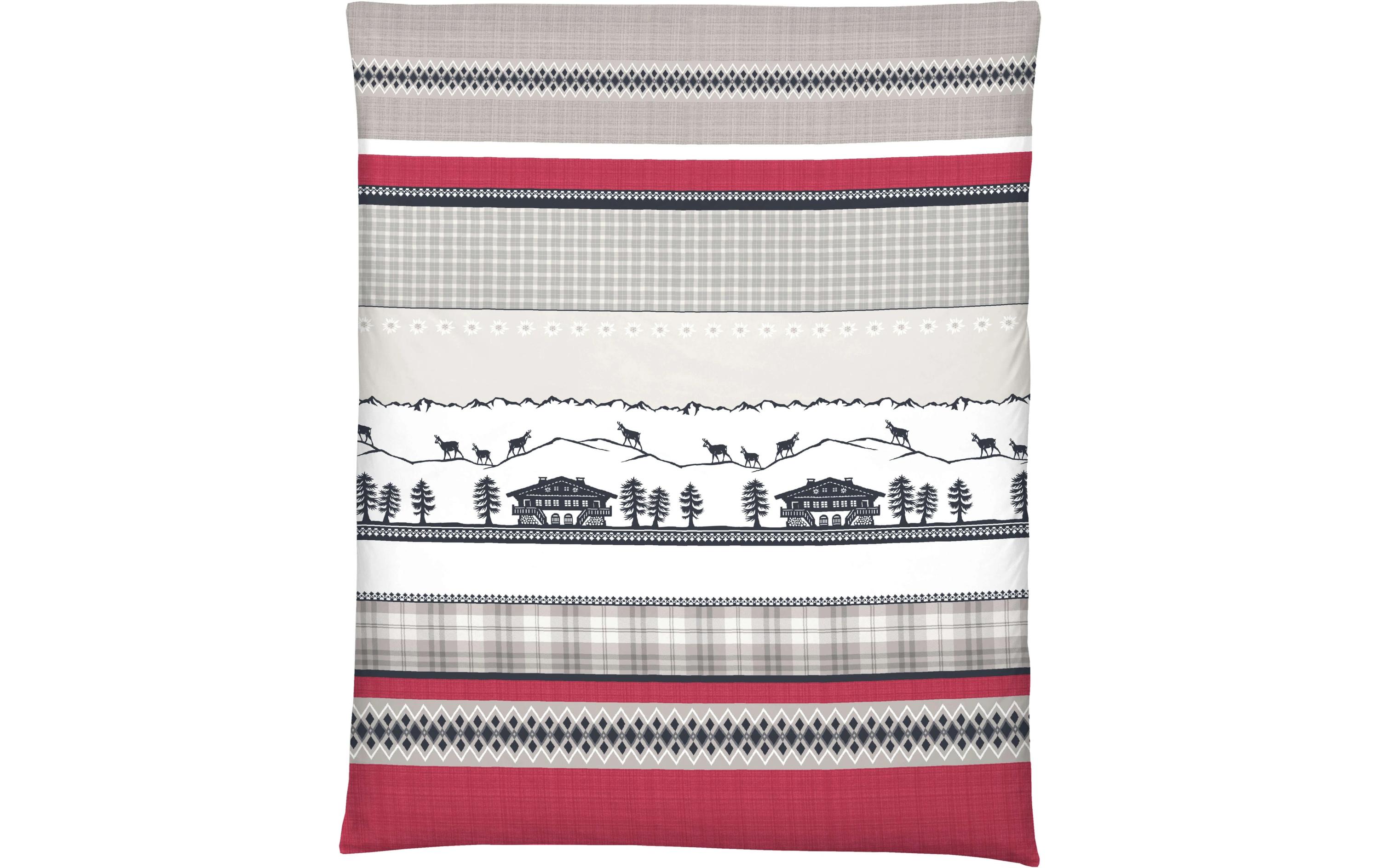 Home Fashion Duvetbezug Satin bedruckt Cosalina 160 x 210 cm