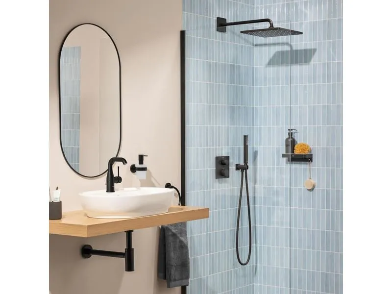 GROHE Mono 310 Cube 31 x 31 cm quadratisch schwarz