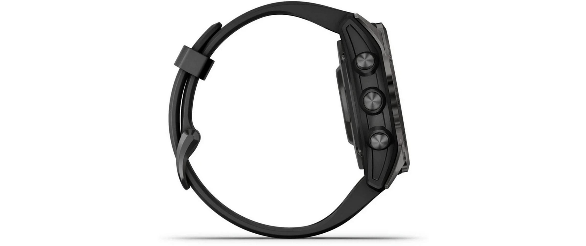 GARMIN GPS-Sportuhr Fenix 7S Pro Sapphire Solar Edition Schwarz