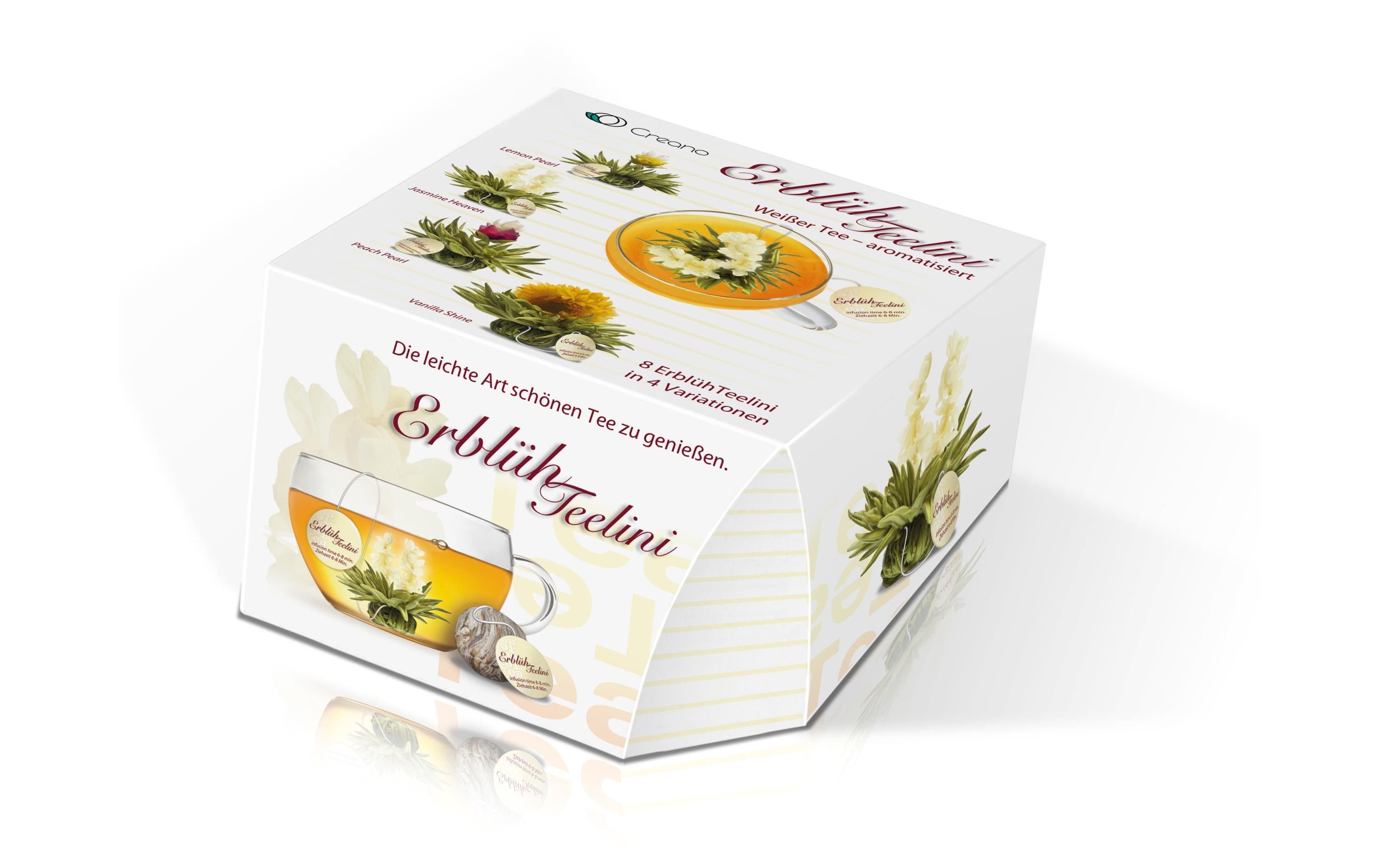 Creano Erblühtee Erblühteelini Weisstee 8er Set