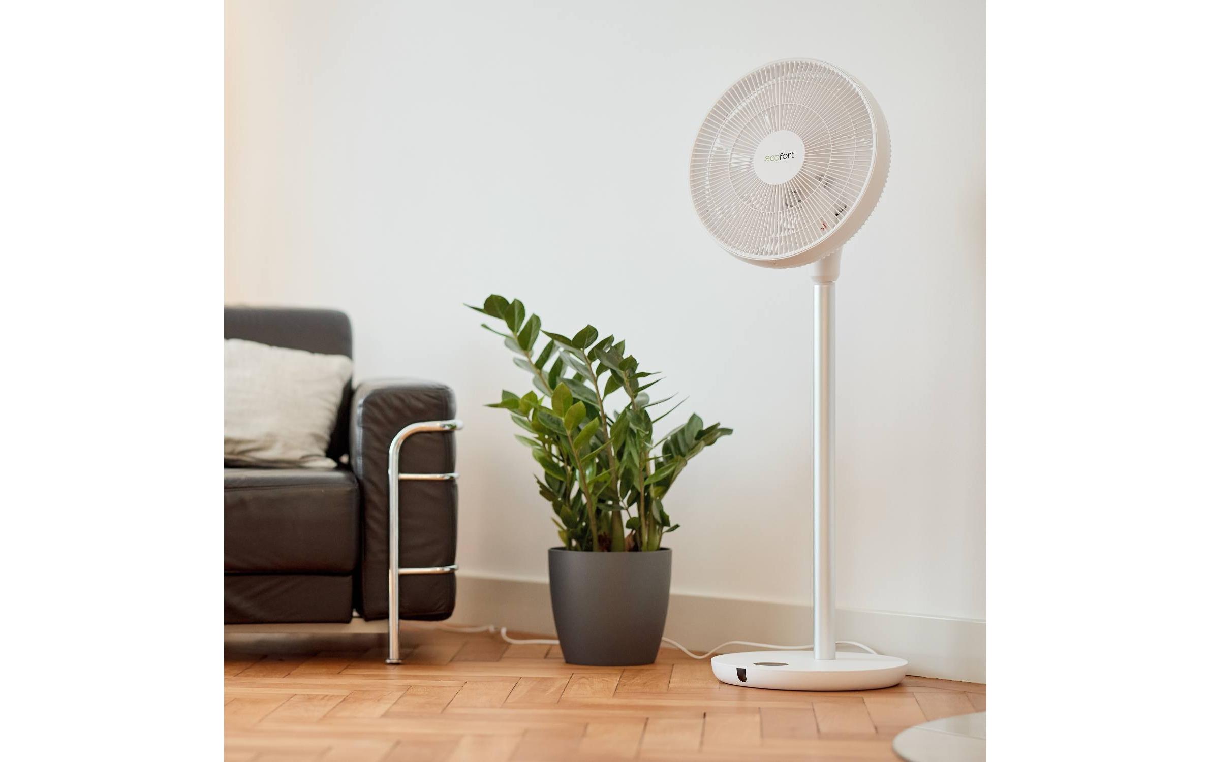 Ecofort Standventilator ecoQ SilentAir Grande Weiss