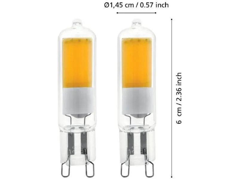 EGLO Leuchten Lampe 2 W G9 Warmweiss EGLO Leuchten Lampe 2 W G9 Warmweiss