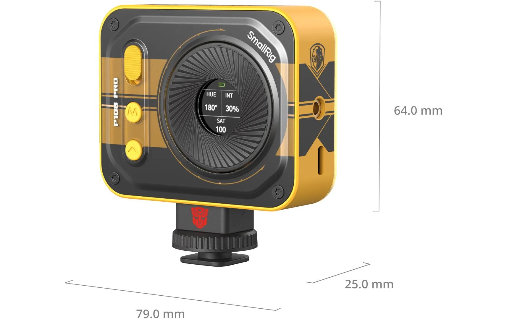 Smallrig Vibe P108 Pro mini LED-Leuchte BumbleBee Edition
