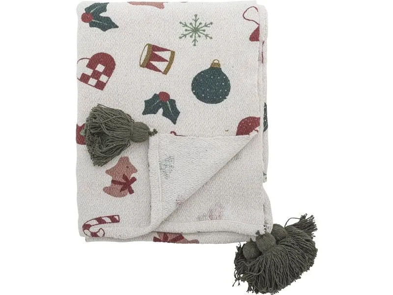Bloomingville Tagesdecke Yule 160 x 130 cm, Mehrfarbig Bloomingville Tagesdecke Yule 160 x 130 cm, Mehrfarbig
