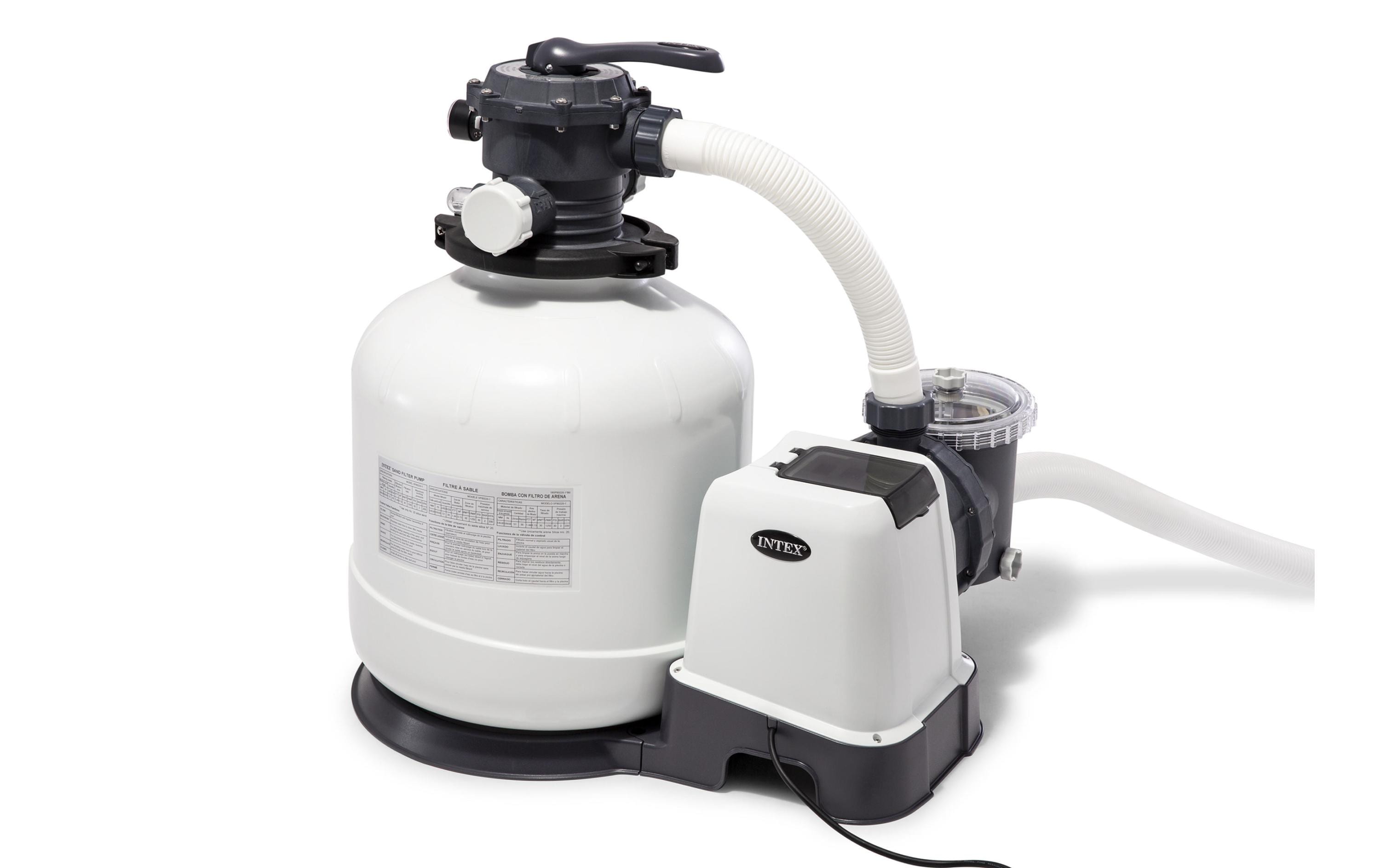 Intex Sandfilterpumpe Krystal Clear 9200 l / h ab 50 m³ Intex Sandfilterpumpe Krystal Clear 9200 l / h ab 50 m³