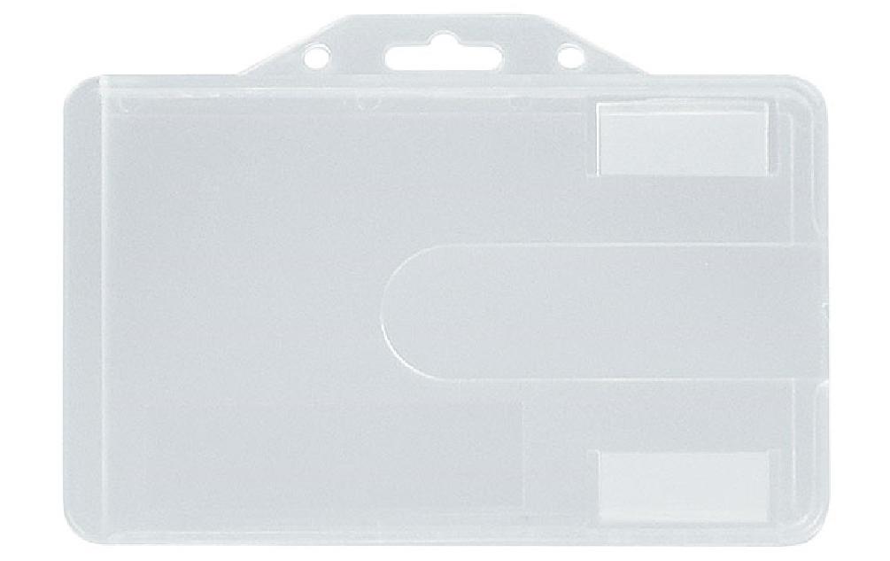 Haushaltsware Kartenhalter Badgehalter hart QH, 100 Stück