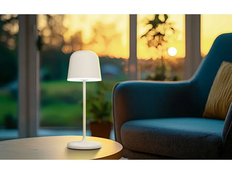 EGLO Leuchten MANNERA-S Tischlampe in/outdor LED Touch Sand Beige