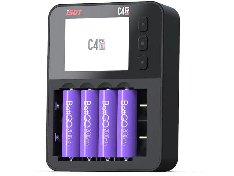 ISDT Ladegerät C4 EVO Smart Charger für Rundzellen