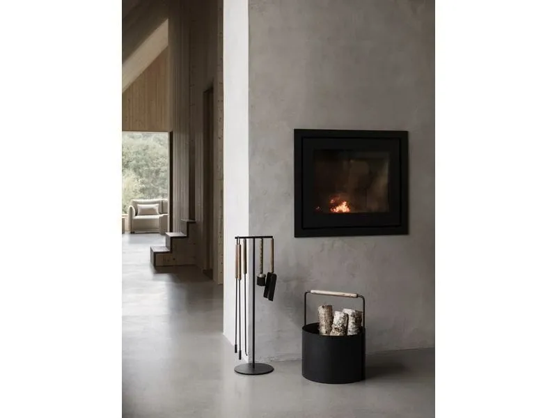 Blomus Ashi 3-teilig Stahl Eiche Braun Blomus Ashi 3-teilig Stahl Eiche Braun