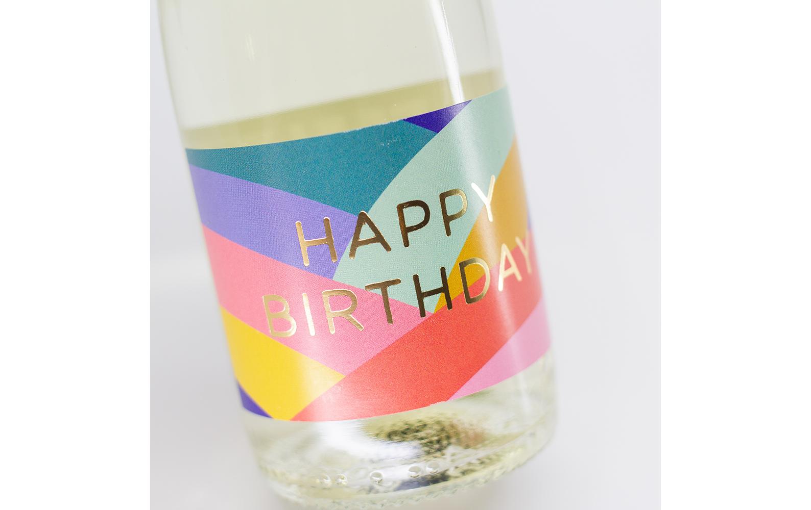 Grafik Werkstatt Secco-Flasche Happy Birthday 0.2 l