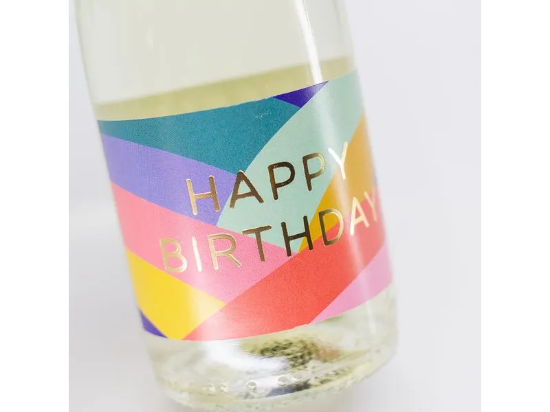 Grafik Werkstatt Secco-Flasche Happy Birthday 0.2 l Grafik Werkstatt Secco-Flasche Happy Birthday 0.2 l