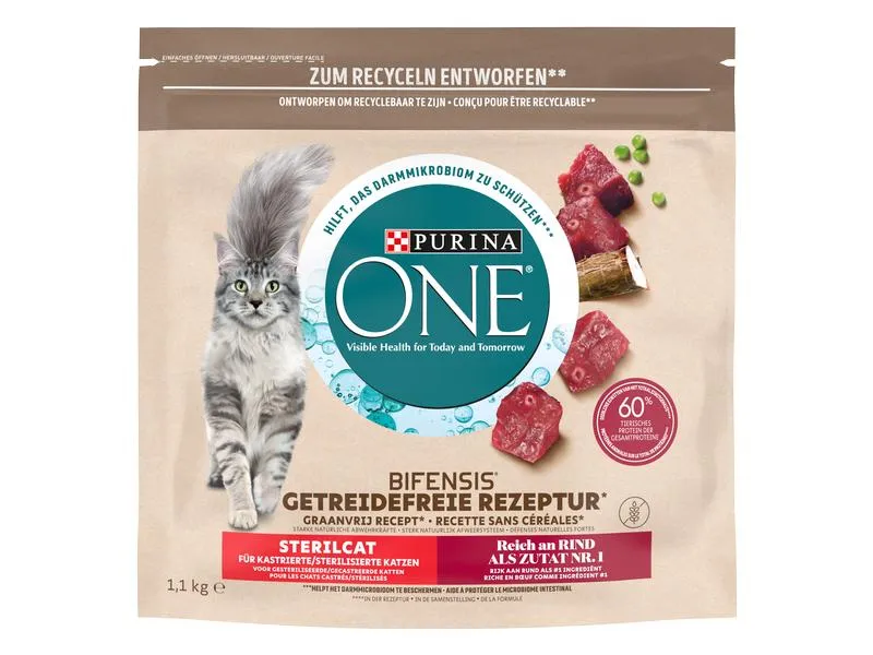 Purina ONE Trockenfutter Grain Free Adult Rind, 1.1 kg Purina ONE Trockenfutter Grain Free Adult Rind, 1.1 kg