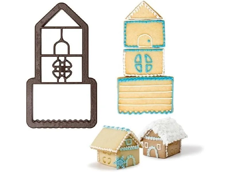 Decora 3D-Haus-Ausstecher Kunststoff Braun