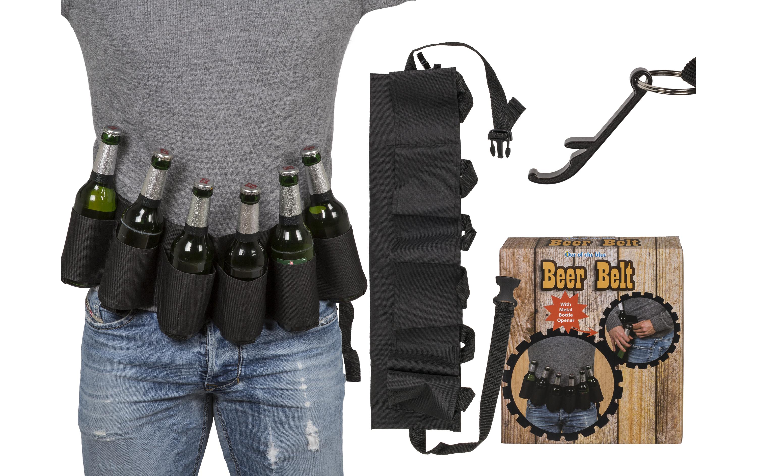 Partyartikel Partyaccessoire Bierflaschengurt