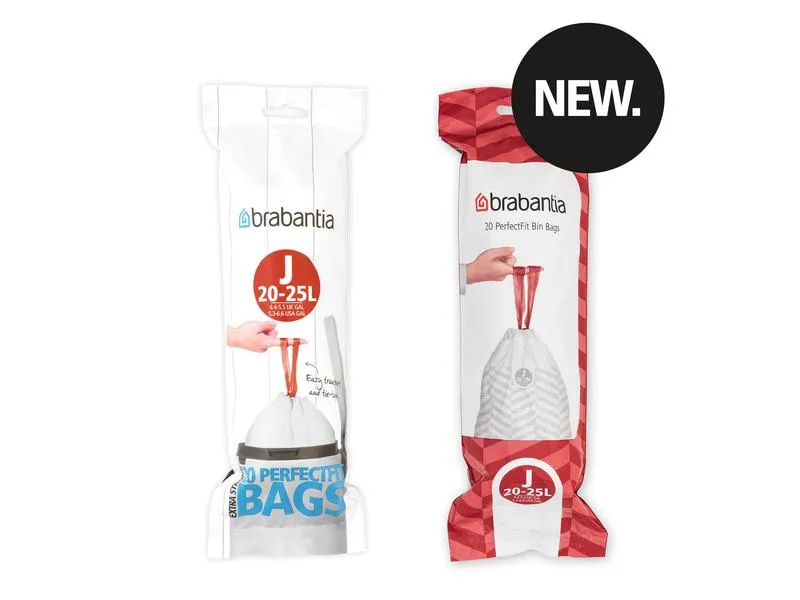 Brabantia Kehrichtsack PerfectFit J 25 l, 20 Stück