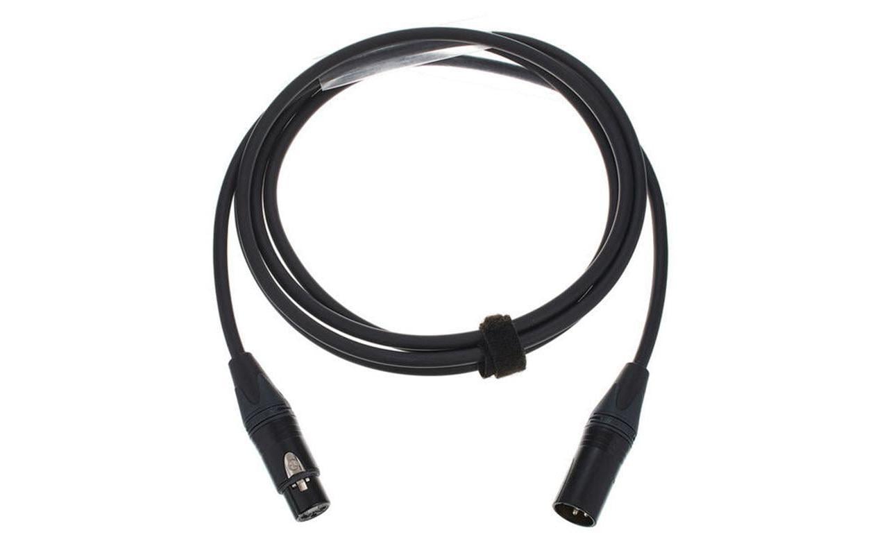 Cordial XLR-Kabel XLRm-XLRf 2.5 m, Schwarz