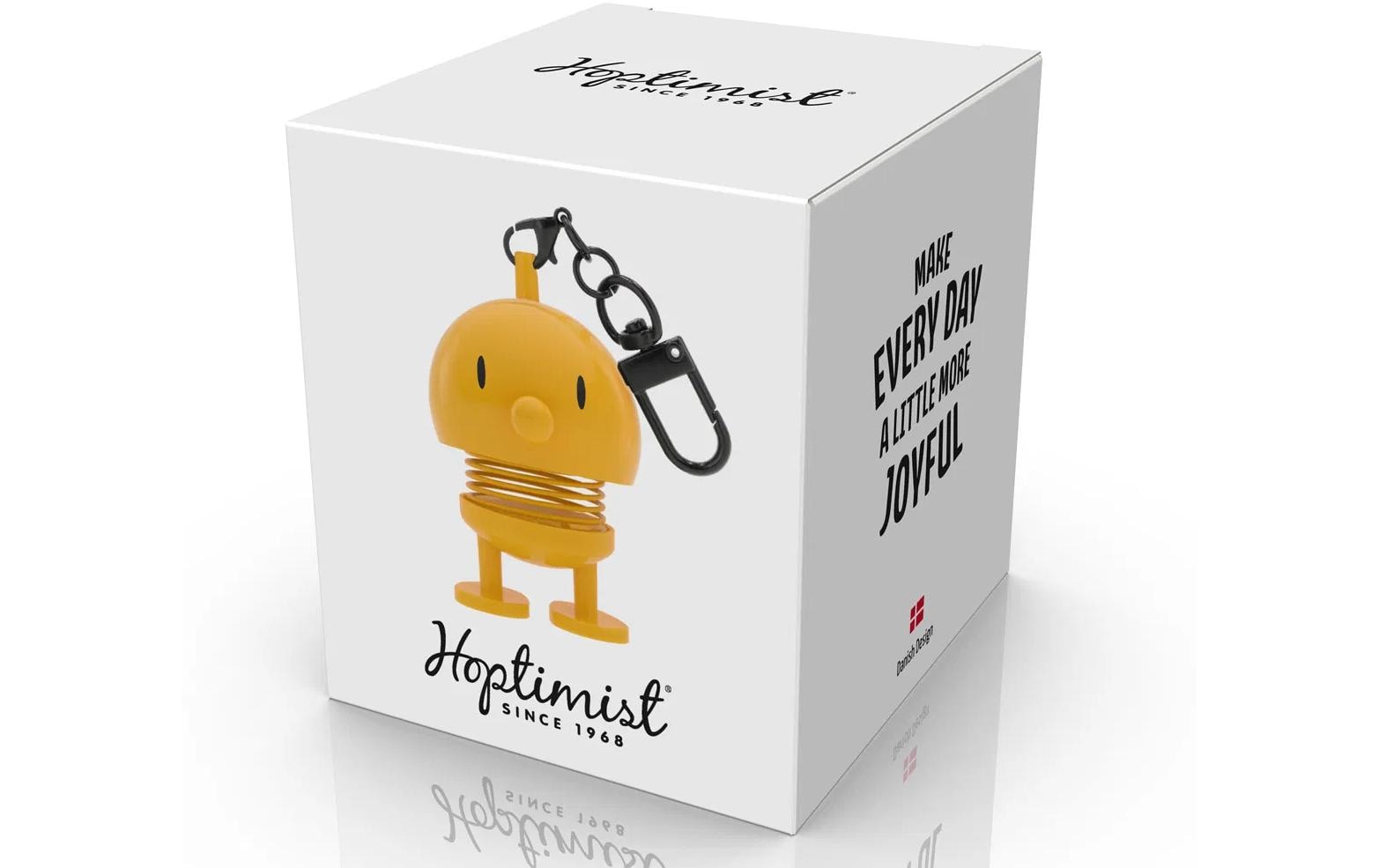 Hoptimist Taschenanhänger, Gelb