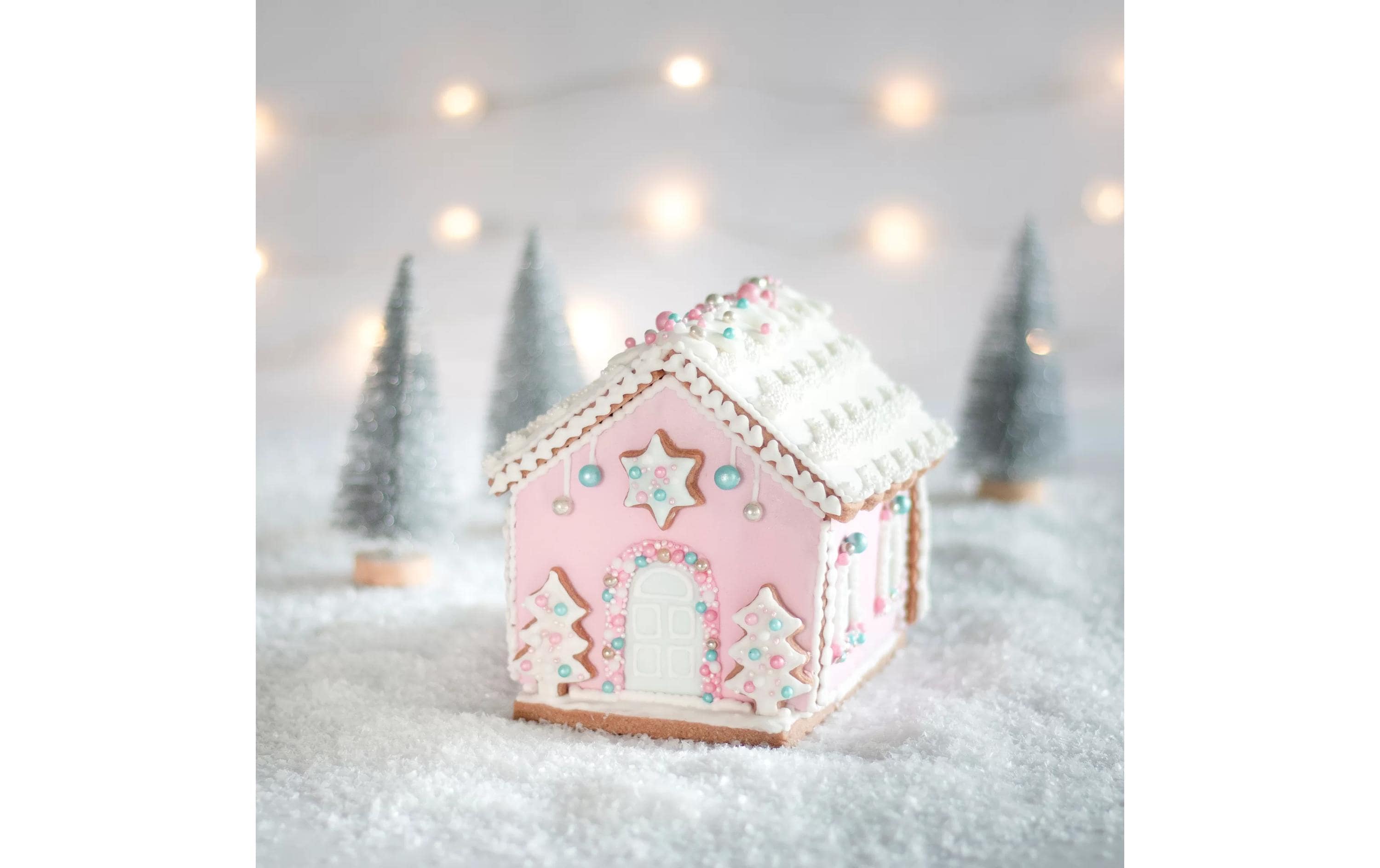 Städter Guetzli-Ausstecher Kekshaus 3-teilig, 9 x 11 x 9.5 cm, Rot