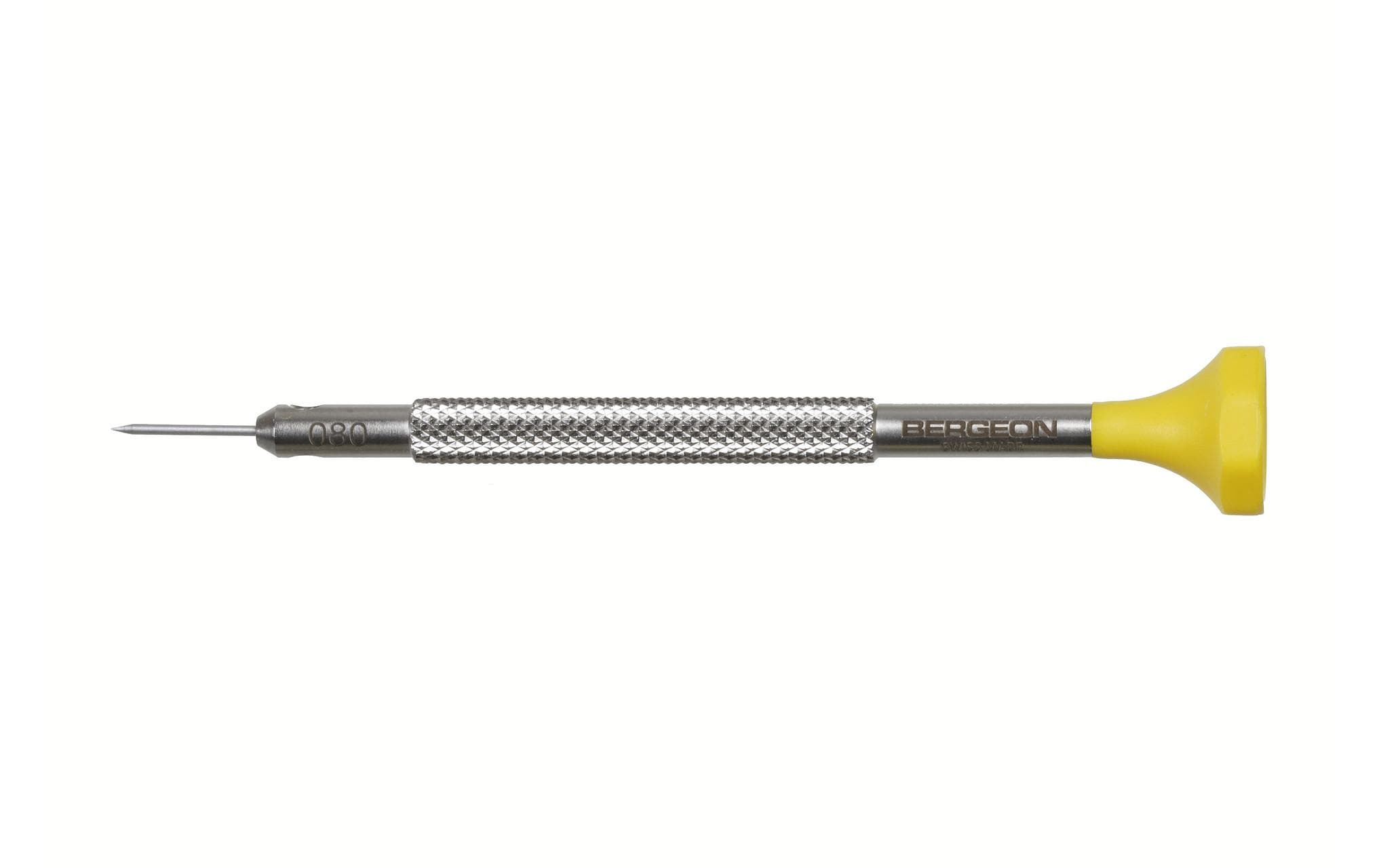 Watchtools Schraubenzieher 0.8 mm Gelb, Schlitz Watchtools Schraubenzieher 0.8 mm Gelb, Schlitz