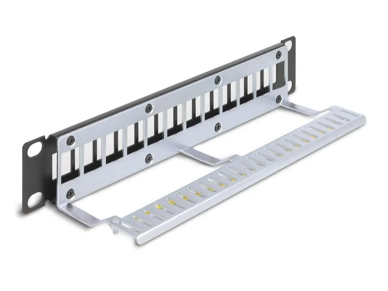 Delock Patchpanel Keystone 12 Port 1 HE 10 Rack Delock Patchpanel Keystone 12 Port 1 HE 10 Rack