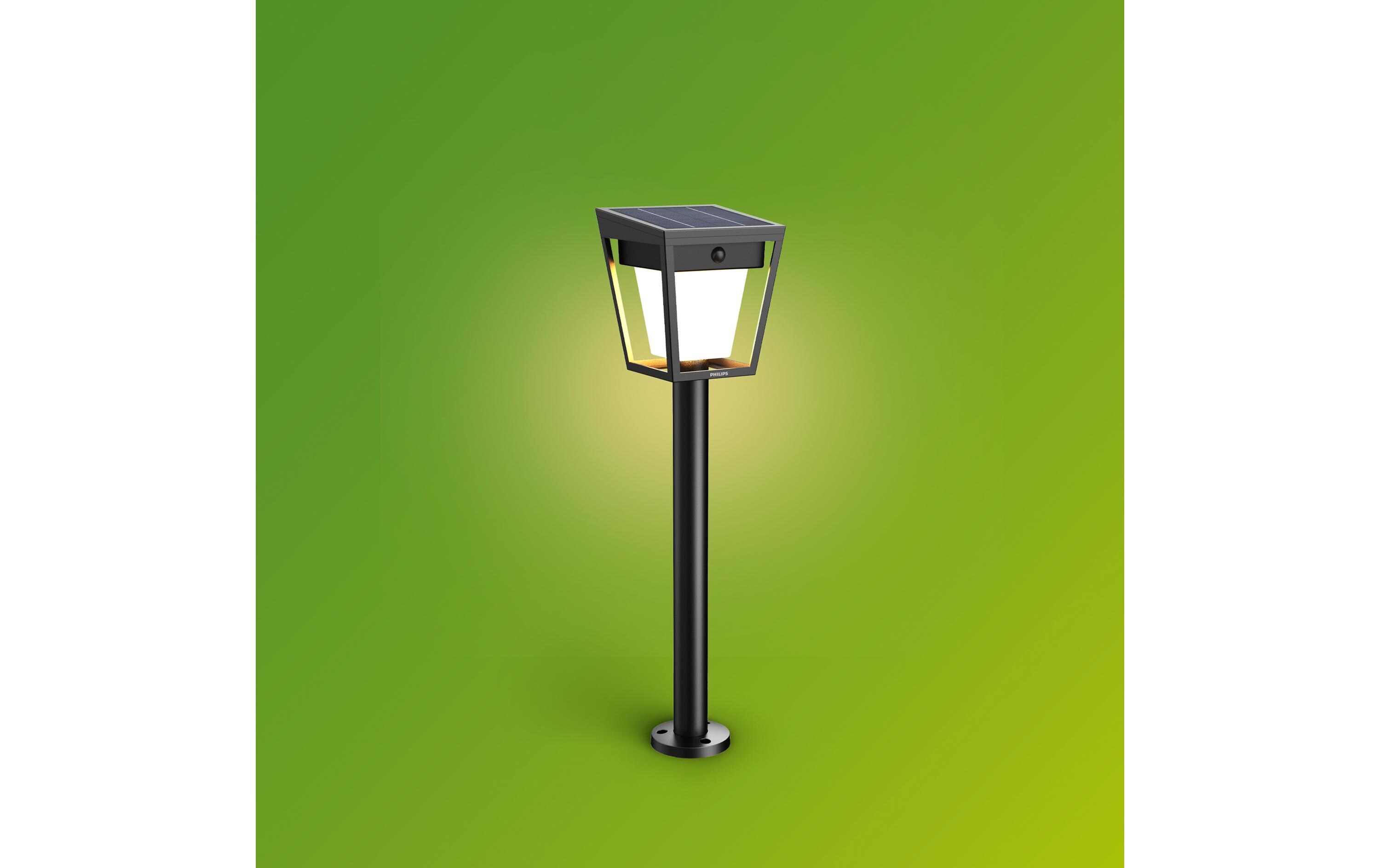 Philips Nissa Sockel Solar UE 3000K schwarz