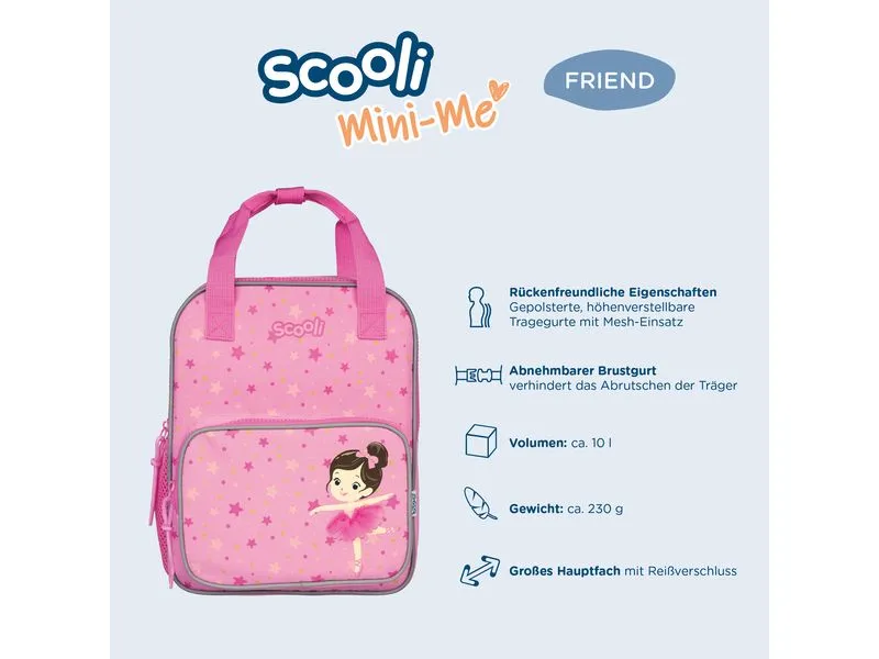 Scooli Rucksack Mini-Me Prima Ballerina, 10 L