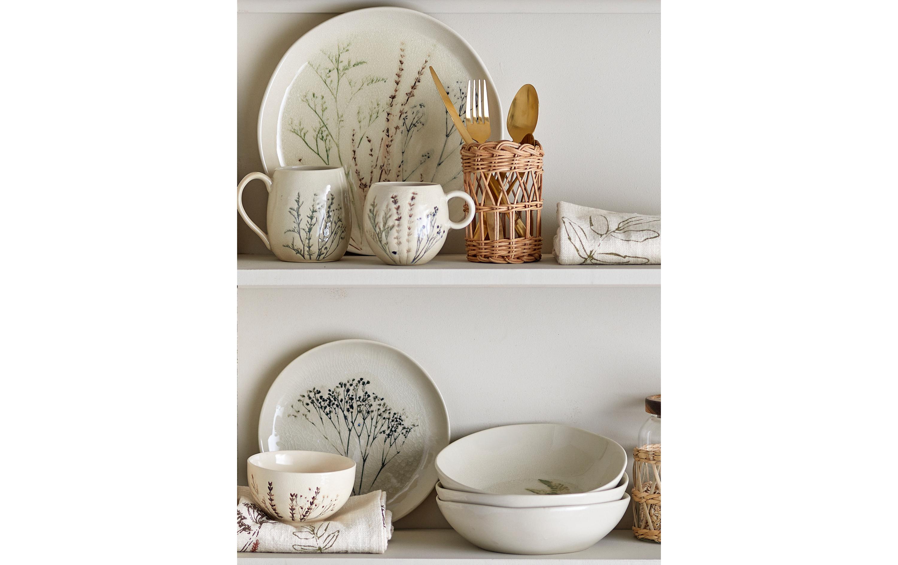 Bloomingville Speise-Service Bea 12-teilig, Nature