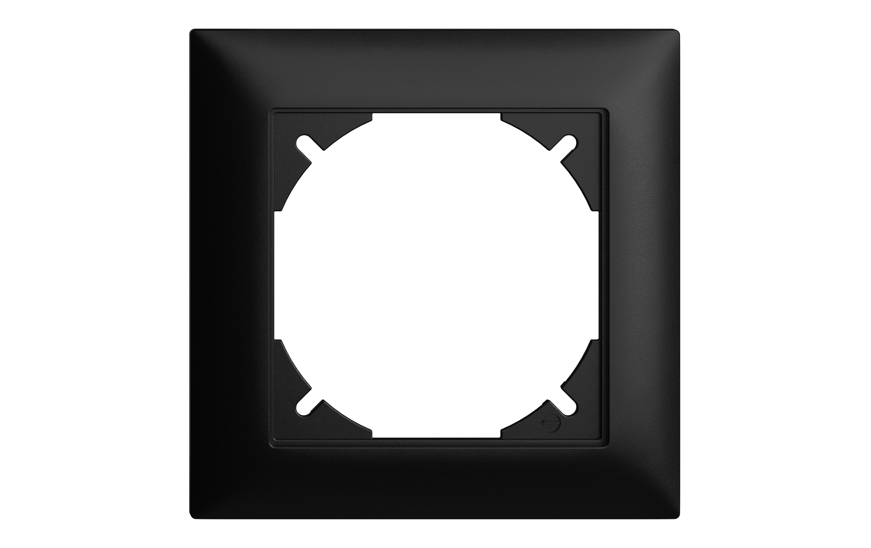 Feller EDIZIOdue Abdeckrahmen colore, Schwarz Feller EDIZIOdue Abdeckrahmen colore, Schwarz