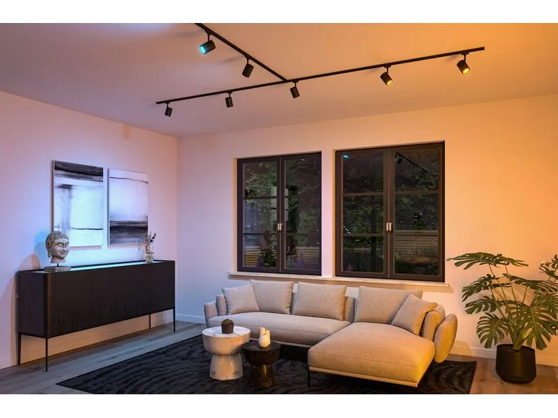 Paulmann URail LED Schienenspot Luxe GU10, RGBW+, Schwarz Paulmann URail LED Schienenspot Luxe GU10, RGBW+, Schwarz
