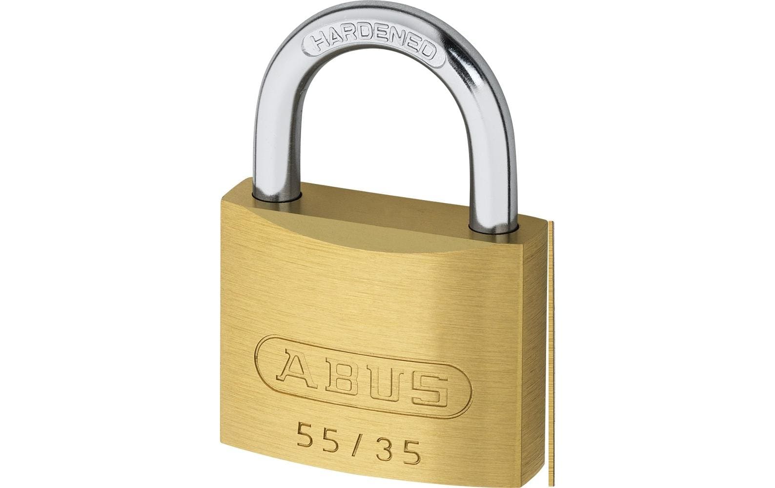 Abus Vorhängeschloss 55/35 Gold Messing