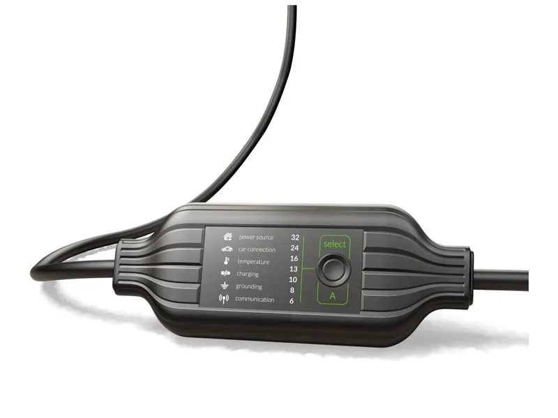 Bury Powerflash 9050 Mobiles EV-Ladegerät Typ 2 Typ 2, 22 kW, IP67, 5 m