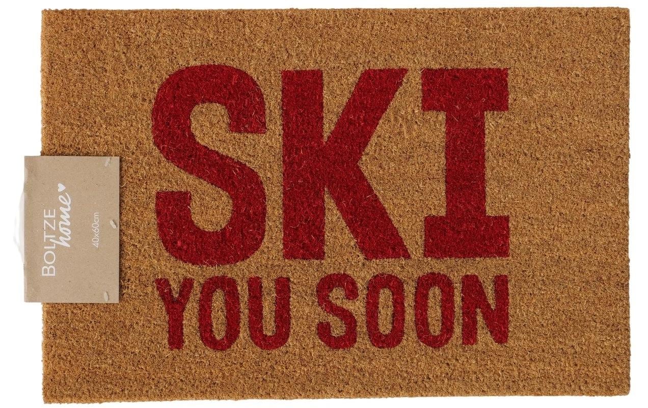 Boltze Fussmatte Skiing 60 x 40 cm